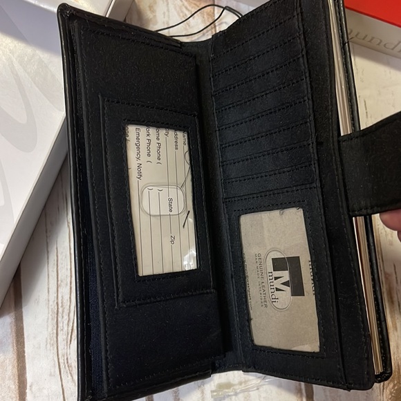 Mundi Genuine Leather Wallet NWT - Picture 7 of 10
